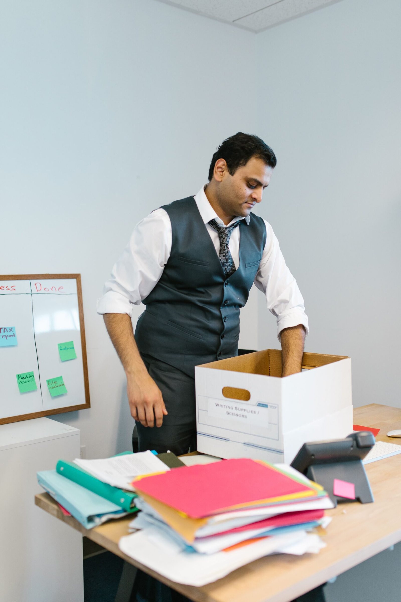 Commercial moving services for an office relocation